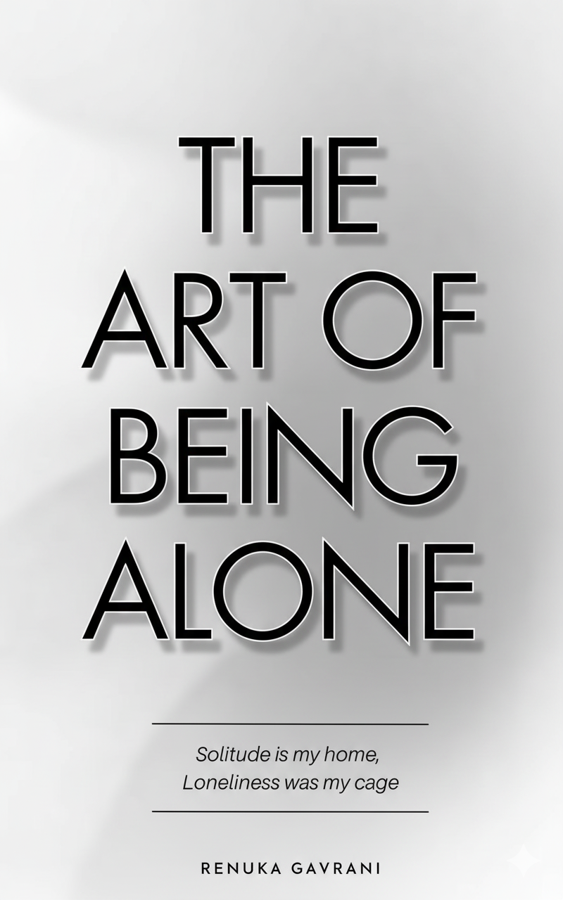 The Art of Being ALONE: Solitude Is My HOME, Loneliness Was My Cage (Paperback)- by Renuka Gavrani (Author)