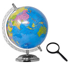 Globe for Kids, Stem Steam Educational World Globe with Magnifying Glass for Kids/Political Office/Students